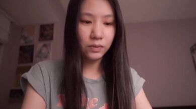 Cute Asian Girl Waiting Destroyed By Stuttering Choked ASMR Fetish