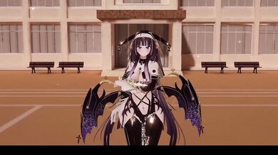 Thicc Elf Vtuber Naked Strip Dance to ABCD Hentai MMD