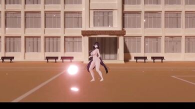Thicc Elf Vtuber Naked Strip Dance to ABCD Hentai MMD