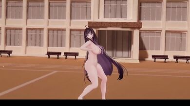 Thicc Elf Vtuber Naked Strip Dance to ABCD Hentai MMD