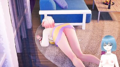 Destroyed Gushing Big Tits Anime Hentai Beach Gameplay
