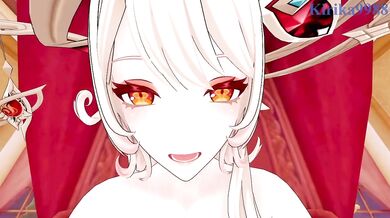 Genshin Impact Alice Destroyed Gushing Cumshot 3D Hentai