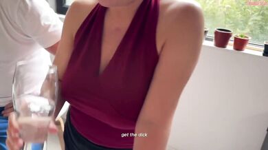 Liv Lauren and Oksana Katysheva Get Destroyed by Huge Cock in Backstage Cuckold Threesome with Anal Hook and Pussy Licking Cum