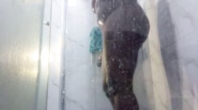 Amateur Shower Session Destroyed With elephanttrunk888