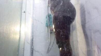 Amateur Shower Session Destroyed With elephanttrunk888