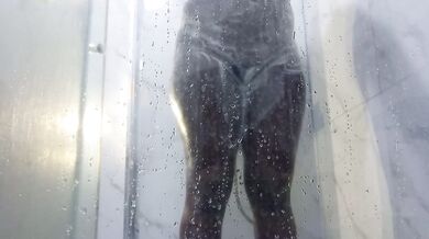 Amateur Shower Session Destroyed With elephanttrunk888