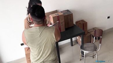 The Latina Boss Destroyed Gushing Choked Anal Blowjob In The Office Sexo En El Trabajo