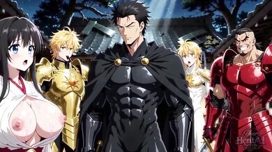 Busty Priestess Devoured By Slimes And Gangbang Orgy With Warriors