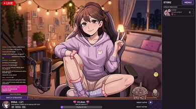 Goth Streamer Girl Destroyed By Gaming Hentai Clicker For Anal Masterbation HD Porn Masturbation