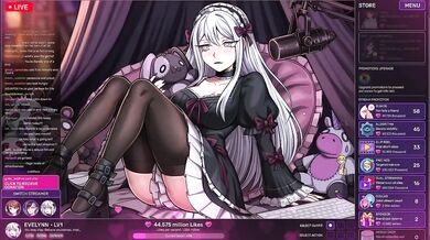 Goth Streamer Girl Destroyed By Gaming Hentai Clicker For Anal Masterbation HD Porn Masturbation