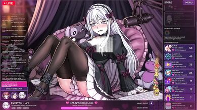Goth Streamer Girl Destroyed By Gaming Hentai Clicker For Anal Masterbation HD Porn Masturbation