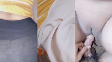 Destroyed Hijab Indonesia Girl Masturbating Memek Pink Muncrat
