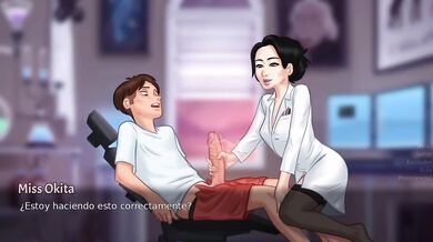 Doctora Caliente Teaches Hentai Gaming Milf Cum Inside
