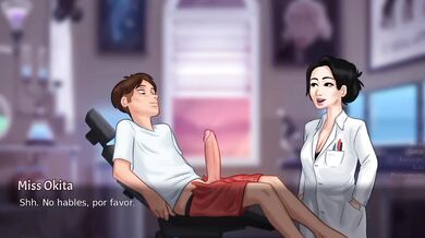 Doctora Caliente Teaches Hentai Gaming Milf Cum Inside