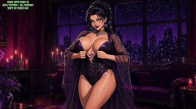 Halloween Costume Sexy Dance Extreme Horny Girl Solo Animated Babe Big Ass