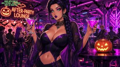Halloween Costume Sexy Dance Extreme Horny Girl Solo Animated Babe Big Ass