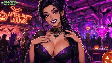 Halloween Costume Sexy Dance Extreme Horny Girl Solo Animated Babe Big Ass