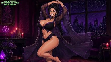 Halloween Costume Sexy Dance Extreme Horny Girl Solo Animated Babe Big Ass