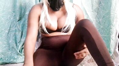 Exclusive HD Solo Female Amateur With Big Ass And Big Boobs Getting Pussy Fucked Until She Cums With Cum Inside Wet Panties