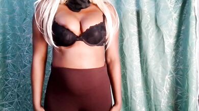 Exclusive HD Solo Female Amateur With Big Ass And Big Boobs Getting Pussy Fucked Until She Cums With Cum Inside Wet Panties