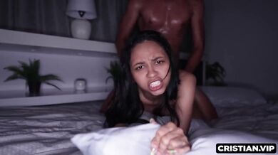 18 Year Cute Brunette Latina Gets Destroyed Doggystyle For Gushing Ass Cumshot And Breast Milk