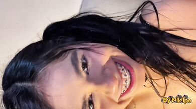 Colombian Brunette Verified Amateur Cuckold Boyfriend Destroyed Gushing Leche En El Culo Culo Enorme Follada Duro
