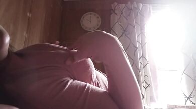 Japanese チクニー voice masturbation gushing big tits solo female amateur bbw