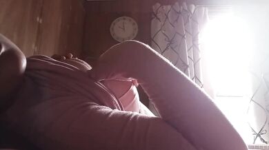 Japanese チクニー voice masturbation gushing big tits solo female amateur bbw