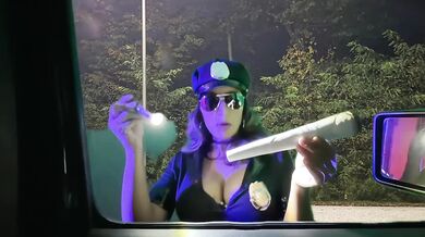 Naughty Cop Cosplay Latina Solo Girl Masturbating Fake Police HD Amateurs