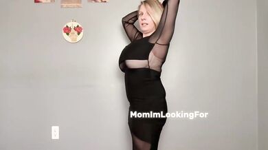Sheer dress bra versus no bra try on with jump test HD porn verified amateurs