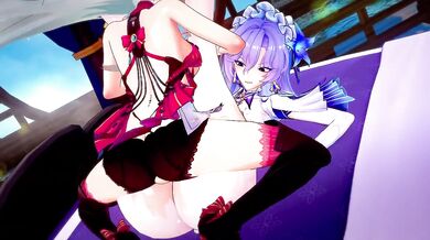 Carlotta x Cantarella Futanari Wuthering Waves Hentai Animation Destroyed Gushing