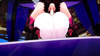 Carlotta x Cantarella Futanari Wuthering Waves Hentai Animation Destroyed Gushing