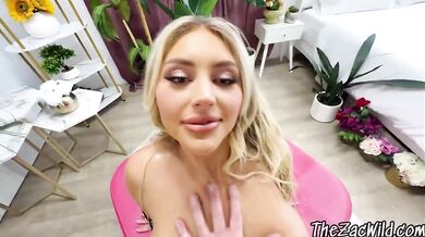 Zack Wild Destroyed Busty Tattooed Blonde Kayley Gunner With Big Cock Deepthroat Oiled Fishnet Booty