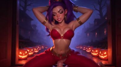 Heather Mason Shantae Trick Or Treat Knock Knock Blowjob Big Tits Cumshot