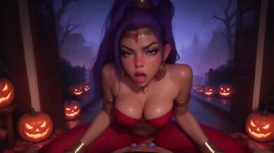 Heather Mason Shantae Trick Or Treat Knock Knock Blowjob Big Tits Cumshot