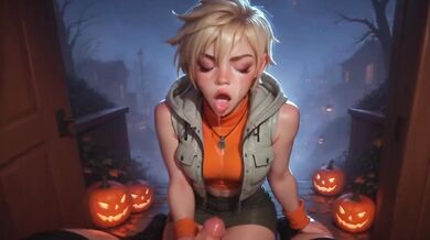 Heather Mason Shantae Trick Or Treat Knock Knock Blowjob Big Tits Cumshot
