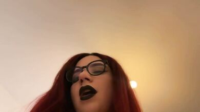 Goth Step Sis Takes Big Ass Hits Like A Succubus Riding Tattooed Redhead