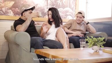Hot Milf Latina Brutal Threesome Trio Destroyed Gushing Choked