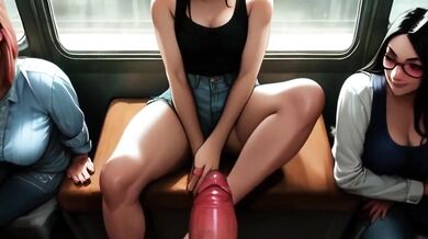 Lin's Friend Gave You A Footjob On The Train