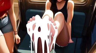 Lin Friend Destroyed Gushing Cum On Pretty Feet Cartoon