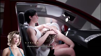 Stepmom Cock Destroyed Stepson Car Blowjob Swallow Caught Public Hentai MILF Big Tits