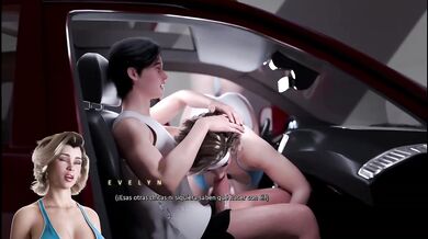 Stepmom Cock Destroyed Stepson Car Blowjob Swallow Caught Public Hentai MILF Big Tits
