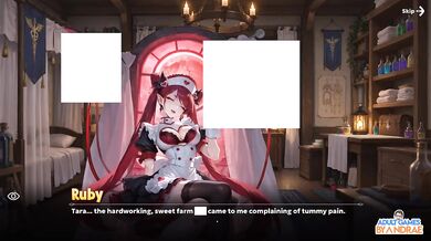 Isekai Waifu Overlord Part 13 Room 69 Ruby Foot Fetish Massage Hentai Game