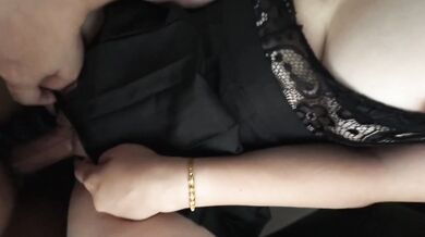 He Got Horny and Fucked Her in the Car Until Her Wet Pussy Gushed Creampie