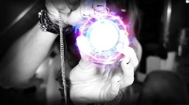 Steampunk Time Traveler Strip Tease and Toilet Sex Fuck POV