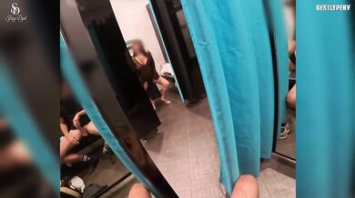 Caught Milf Deepthroat Big Cock in Dressing Room