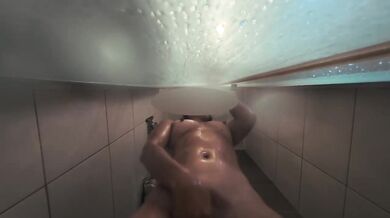 Rainy Day Amateur Shower Fingering Orgasm Cum Twice Dripping Wet Pussy