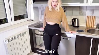 Blonde Maid Destroyed Gushing Deepthroat Russian Boss Kitchen Maid