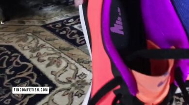 Gym Girl Feet JOI Destroyed By Sneaker Sock Worship Countdown