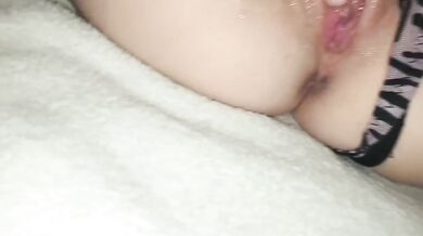 Russian Wife Destroyed Gushing Creampie Amateur POV Homemade Threesome